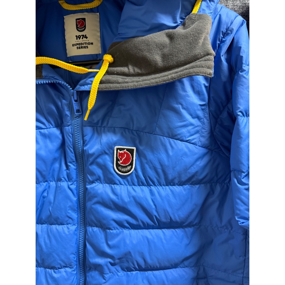 FJALLRAVEN BLUE EXPEDITION SERIES DOWN PUFFER JACKET HOODED FULL SIP WOMENS - Picture 5 of 12